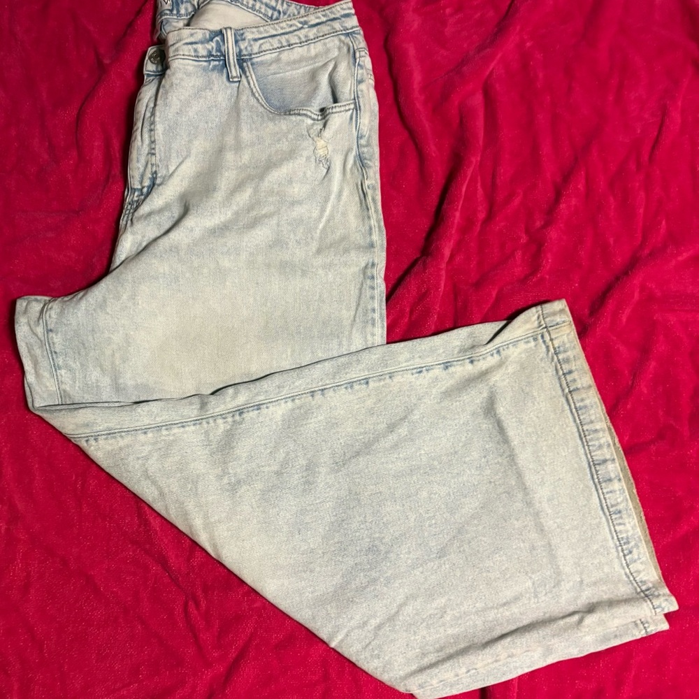 Ava & Viv Sky Blue Wide Leg Jeans